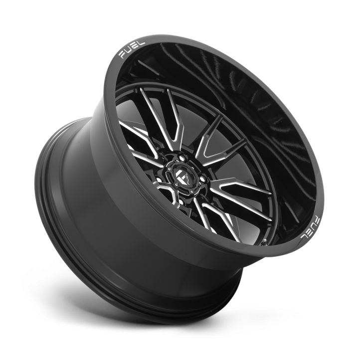 Jantă de Aluminiu, FUEL D761 CLASH, 22x12.0, ET -44, 6x139.7, 106.1, Negru - EDK.ro
