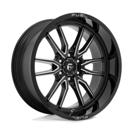 Jantă de Aluminiu, FUEL D761 CLASH, 22x10.0, ET -18, 6x139.7, 106.1, Negru - EDK.ro