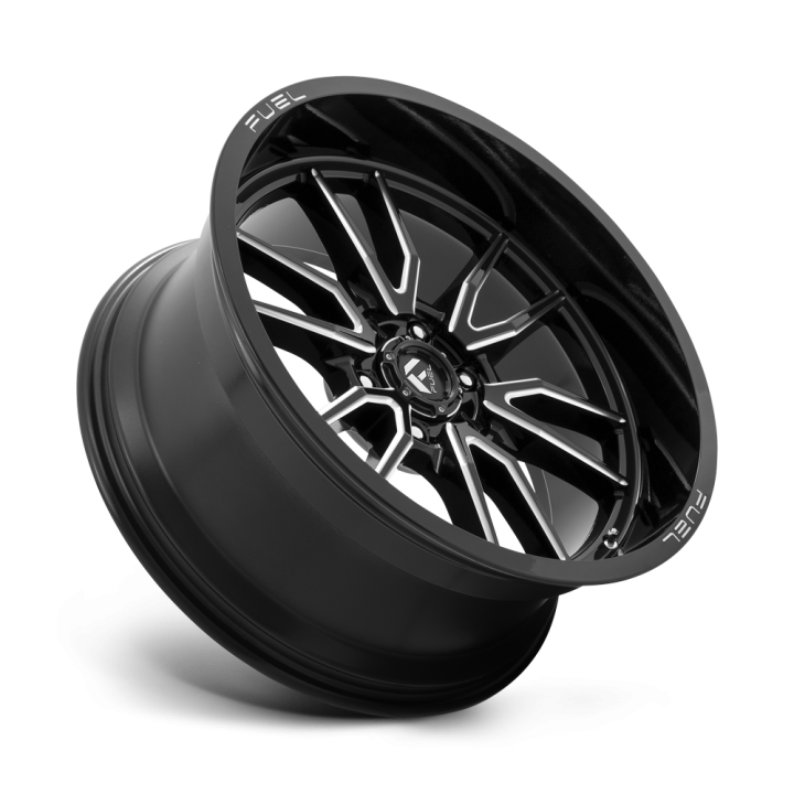 Alloy Wheel, FUEL D761 CLASH, 22x10.0, ET -18, 6x139.7, 106.1, Black - EDK.ro