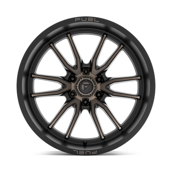 Alloy Wheel, FUEL D762 CLASH, 22x10.0, ET -18, 6x139.7, 106.1, Black - EDK.ro