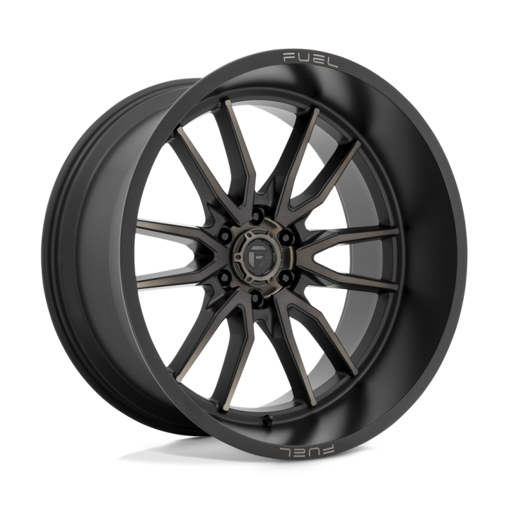 Jantă de Aluminiu, FUEL D762 CLASH, 24x12.0, ET -44, 6x139.7, 106.1, Negru - EDK.ro