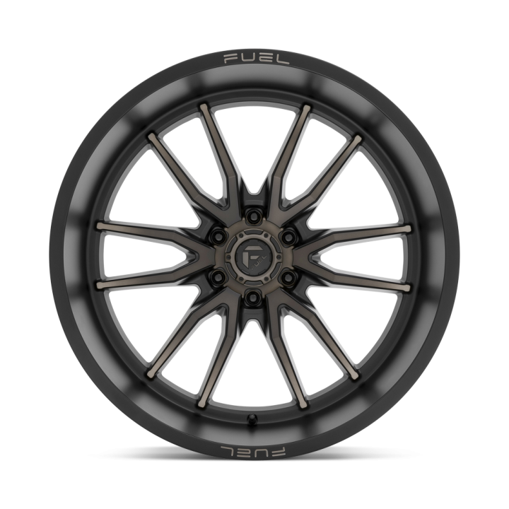 Alloy Wheel, FUEL D762 CLASH, 24x12.0, ET -44, 6x139.7, 106.1, Black - EDK.ro