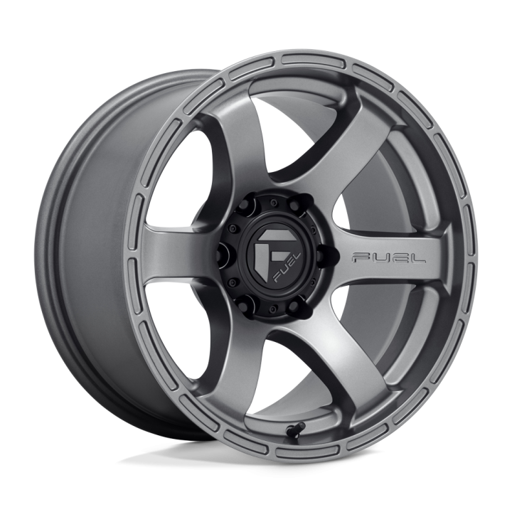 Alloy Wheel, FUEL D767 RUSH, 18x9.0, ET -12, 6x139.7, 106.1, Gunmetal - EDK.ro