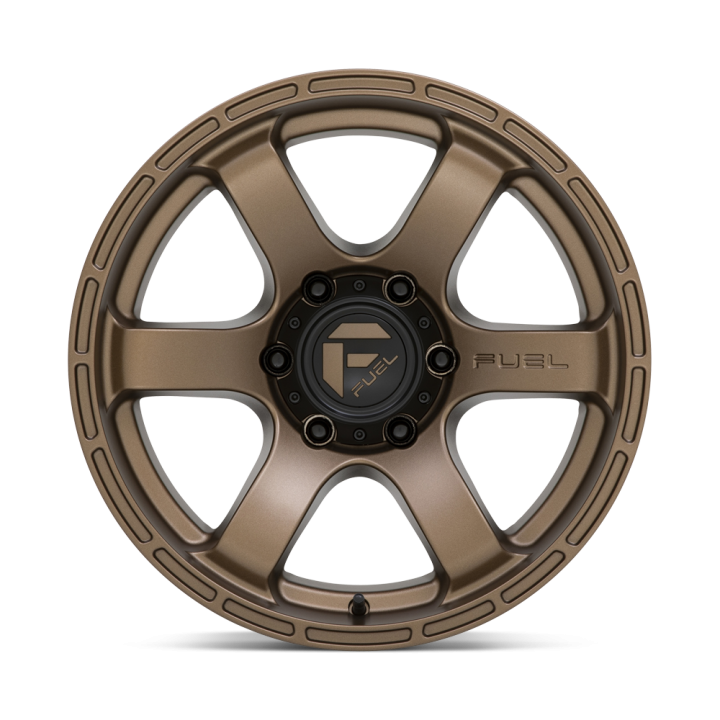 Jantă de Aluminiu, FUEL D768 RUSH, 17x9.0, ET 1, 6x139.7, 106.1, Bronz - EDK.ro