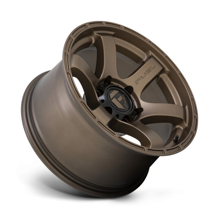 Jantă de Aluminiu, FUEL D768 RUSH, 18x9.0, ET 1, 6x139.7, 106.1, Bronz - EDK.ro