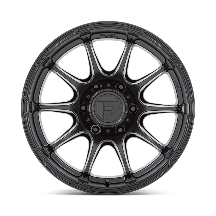 Alloy Wheel, FUEL D791 VARIANT, 17x9.0, ET -12, 6x139.7, 106.1, Black - EDK.ro