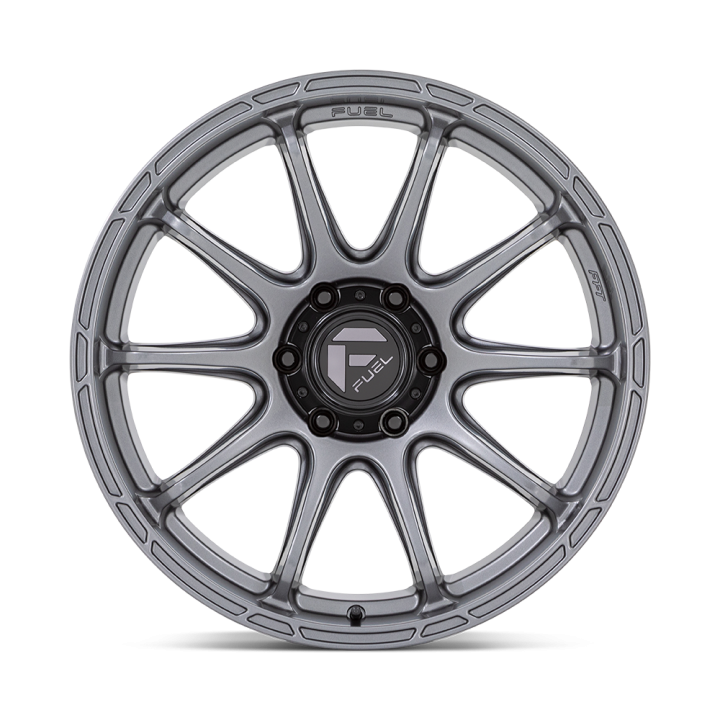 Jantă de Aluminiu, FUEL D793 VARIANT, 20x9.0, ET 1, 6x139.7, 106.1, Gri Metalizat - EDK.ro