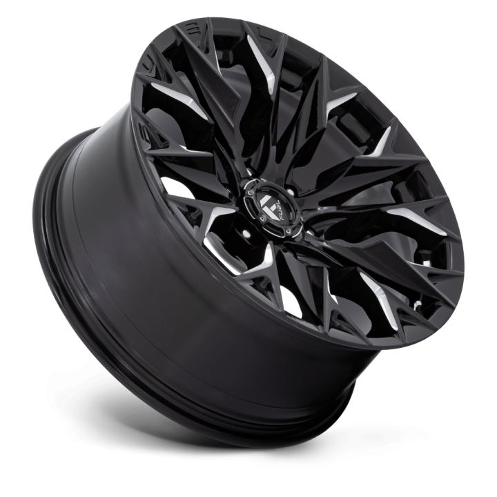 Jantă de Aluminiu, FUEL D803 FLAME, 20x9.0, ET 1, 6x139.7, 106.1, Negru - EDK.ro
