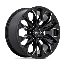 Alloy Wheel, FUEL D803 FLAME, 20x9.0, ET 20, 6x139.7, 106.1, Black - EDK.ro