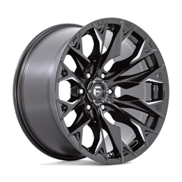 Jantă de Aluminiu, FUEL D803 FLAME, 20x10.0, ET -18, 6x139.7, 106.1, Negru - EDK.ro