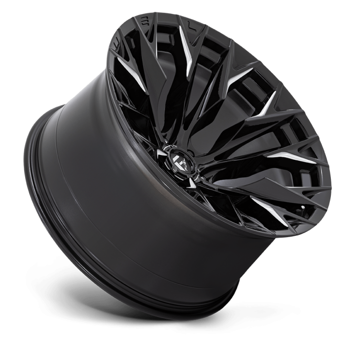 Jantă de Aluminiu, FUEL D803 FLAME, 22x12.0, ET -44, 6x139.7, 106.1, Negru - EDK.ro
