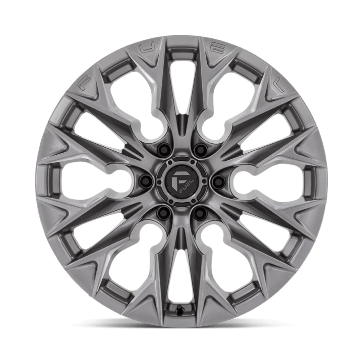 Jantă de Aluminiu, FUEL D806 FLAME, 20x9.0, ET 20, 6x139.7, 106.1, Platină - EDK.ro