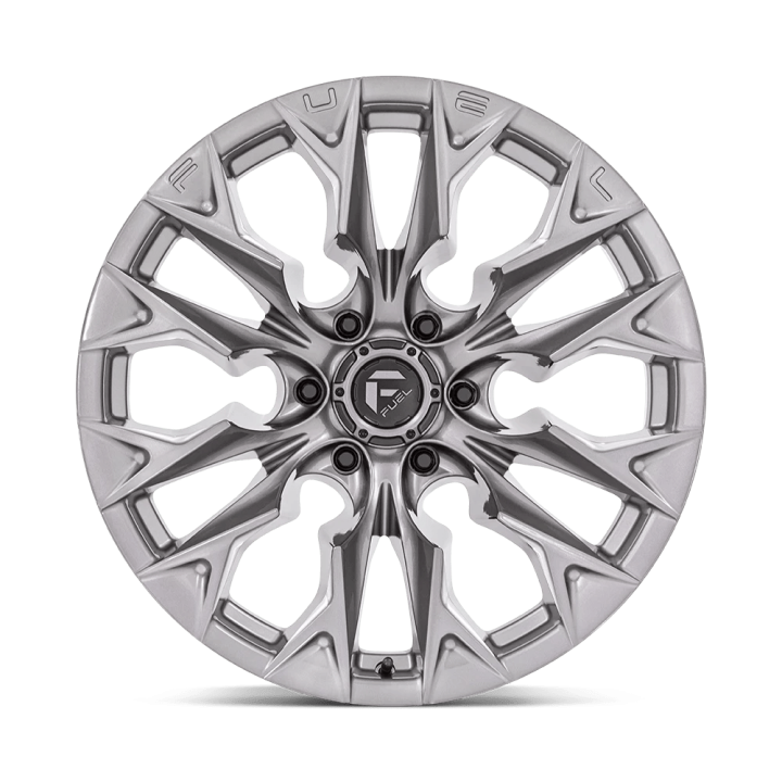 Alloy Wheel, FUEL D806 FLAME, 20x10.0, ET -18, 6x139.7, 106.1, Platinum - EDK.ro