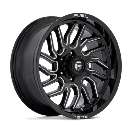 Jantă de Aluminiu, FUEL D807 HURRICANE, 20x9.0, ET 1, 6x139.7, 106.1, Negru - EDK.ro