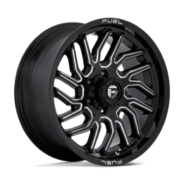 Jantă de Aluminiu, FUEL D807 HURRICANE, 20x9.0, ET 20, 6x139.7, 106.1, Negru - EDK.ro