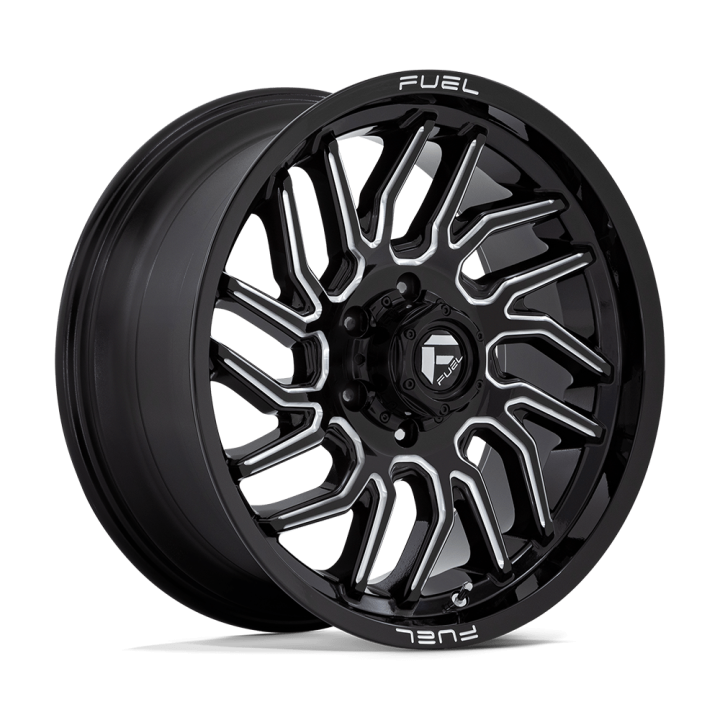 Alloy Wheel, FUEL D807 HURRICANE, 20x9.0, ET 20, 6x139.7, 106.1, Black - EDK.ro