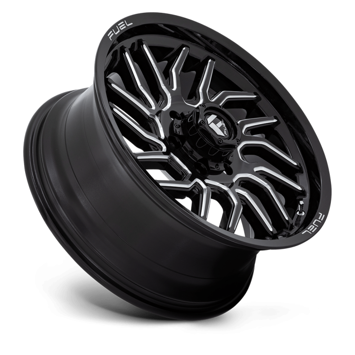 Alloy Wheel, FUEL D807 HURRICANE, 20x9.0, ET 20, 6x139.7, 106.1, Black - EDK.ro