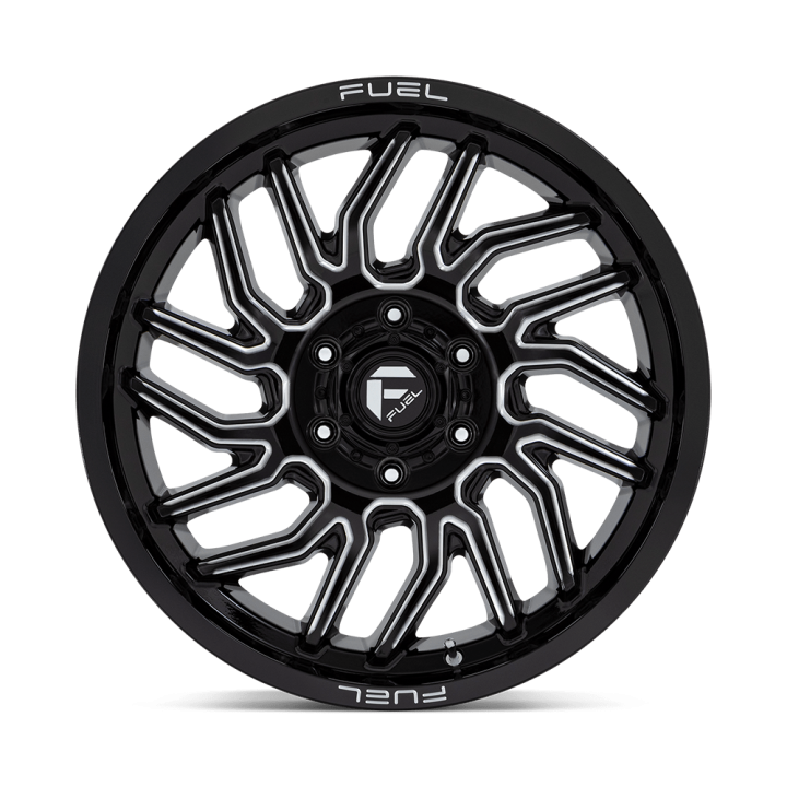 Alloy Wheel, FUEL D807 HURRICANE, 20x9.0, ET 20, 6x139.7, 106.1, Black - EDK.ro