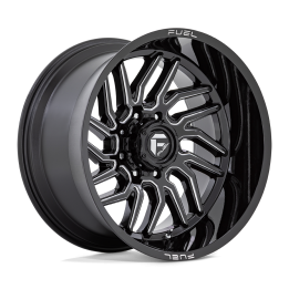 Alloy Wheel, FUEL D807 HURRICANE, 24x12.0, ET -44, 6x139.7, 106.1, Black - EDK.ro