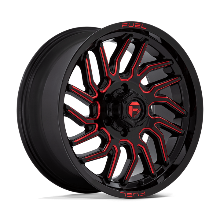 Jantă de Aluminiu, FUEL D808 HURRICANE, 20x9.0, ET 20, 6x139.7, 106.1, Negru - EDK.ro