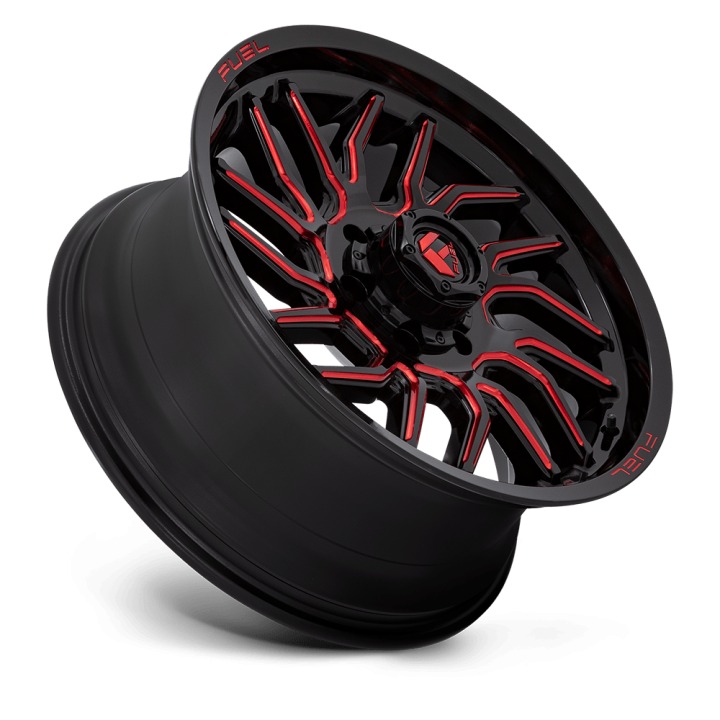 Jantă de Aluminiu, FUEL D808 HURRICANE, 20x9.0, ET 20, 6x139.7, 106.1, Negru - EDK.ro