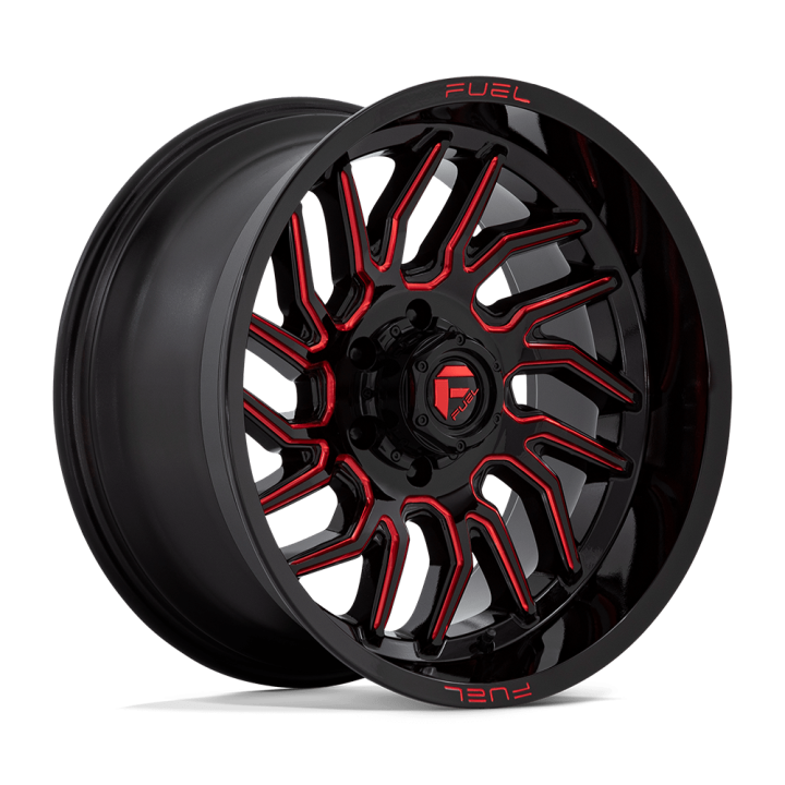 Jantă de Aluminiu, FUEL D808 HURRICANE, 20x10.0, ET -18, 6x139.7, 106.1, Negru - EDK.ro