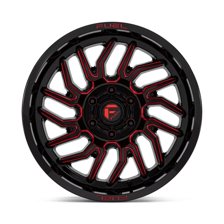 Alloy Wheel, FUEL D808 HURRICANE, 20x10.0, ET -18, 6x139.7, 106.1, Black - EDK.ro