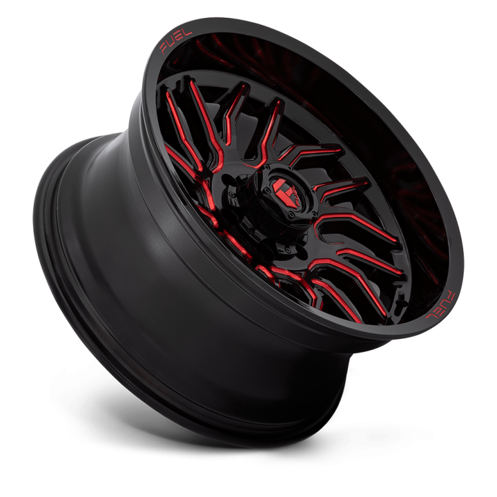 Jantă de Aluminiu, FUEL D808 HURRICANE, 20x10.0, ET -18, 6x139.7, 106.1, Negru - EDK.ro
