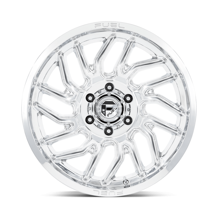 Alloy Wheel, FUEL D809 HURRICANE, 20x9.0, ET 1, 6x139.7, 106.1, Polished - EDK.ro