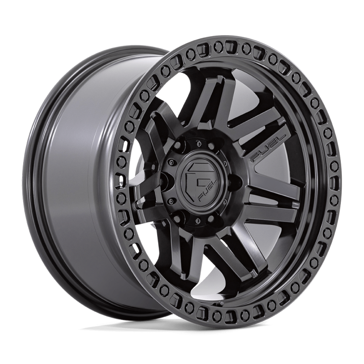 Alloy Wheel, FUEL D810 SYNDICATE, 17x9.0, ET -12, 6x139.7, 106.1, Black - EDK.ro