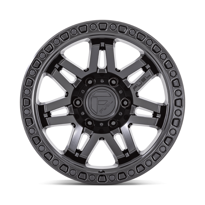 Jantă de Aluminiu, FUEL D810 SYNDICATE, 17x9.0, ET -12, 6x139.7, 106.1, Negru - EDK.ro