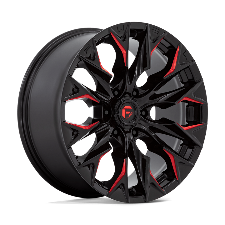 Alloy Wheel, FUEL D823 FLAME, 20x9.0, ET 20, 6x139.7, 106.1, Black - EDK.ro