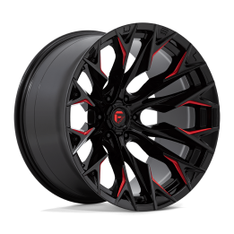Alloy Wheel, FUEL D823 FLAME, 22x12.0, ET -44, 6x139.7, 106.1, Black - EDK.ro