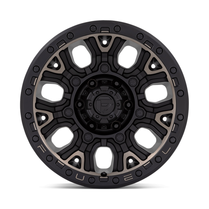 Jantă de Aluminiu, FUEL D824 TRACTION, 17x9.0, ET 1, 6x139.7, 106.1, Negru - EDK.ro
