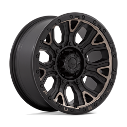 Alloy Wheel, FUEL D824 TRACTION, 20x9.0, ET 1, 6x139.7, 106.1, Black - EDK.ro