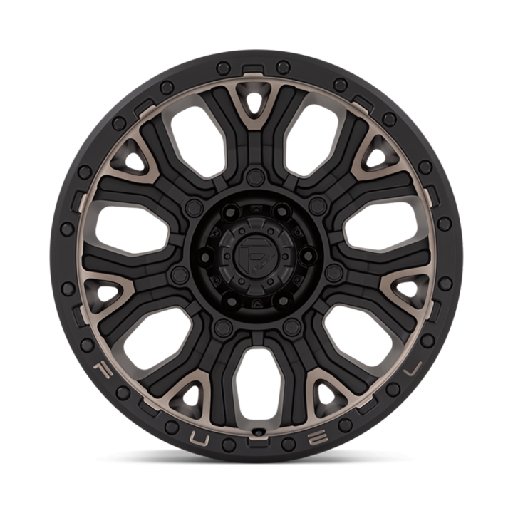 Jantă de Aluminiu, FUEL D824 TRACTION, 20x9.0, ET 1, 6x139.7, 106.1, Negru - EDK.ro