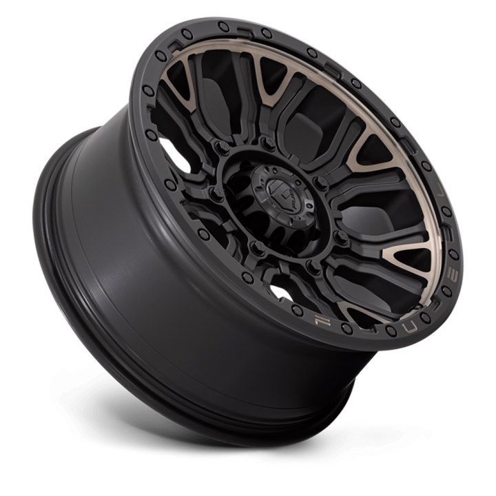 Alloy Wheel, FUEL D824 TRACTION, 20x9.0, ET 1, 6x139.7, 106.1, Black - EDK.ro
