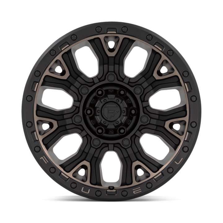 Alloy Wheel, FUEL D824 TRACTION, 20x10.0, ET -18, 6x139.7, 106.1, Black - EDK.ro
