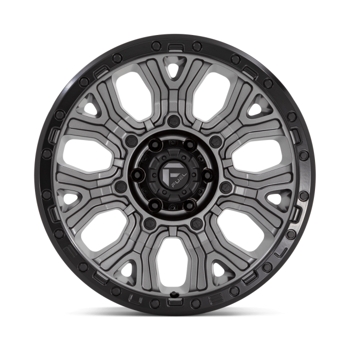 Alloy Wheel, FUEL D825 TRACTION, 20x9.0, ET 1, 6x139.7, 106.1, Black - EDK.ro