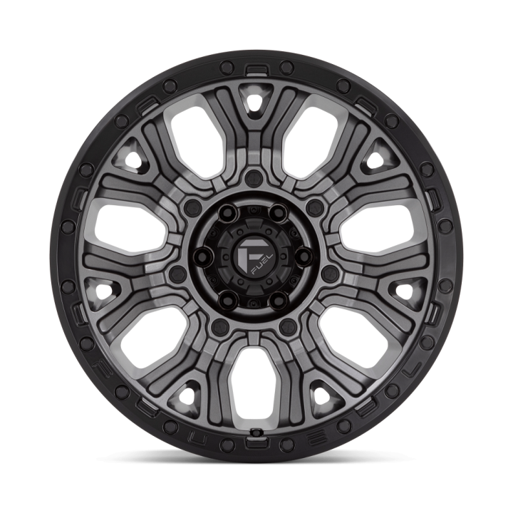 Jantă de Aluminiu, FUEL D825 TRACTION, 20x10.0, ET -18, 6x139.7, 106.1, Negru - EDK.ro