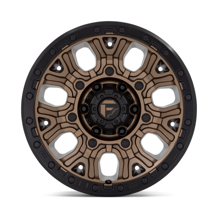 Alloy Wheel, FUEL D826 TRACTION, 17x9.0, ET 1, 6x139.7, 106.1, Black - EDK.ro