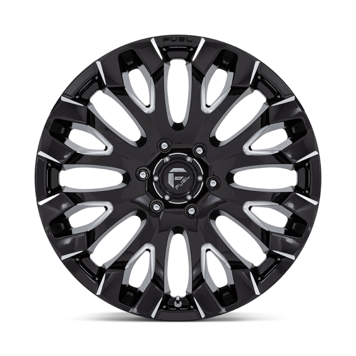 Jantă de Aluminiu, FUEL D828 QUAKE, 20x9.0, ET 1, 6x139.7, 106.1, Negru - EDK.ro