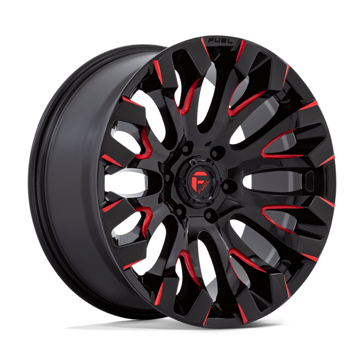 Alloy Wheel, FUEL D829 QUAKE, 20x9.0, ET 1, 6x139.7, 106.1, Black - EDK.ro