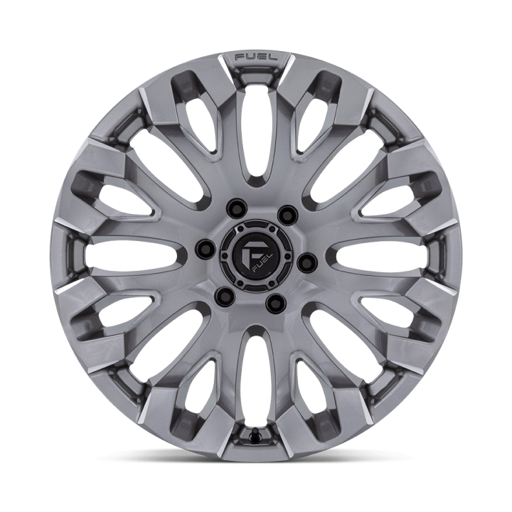 Alloy Wheel, FUEL D830 QUAKE, 20x9.0, ET 1, 6x139.7, 106.1, Platinum - EDK.ro