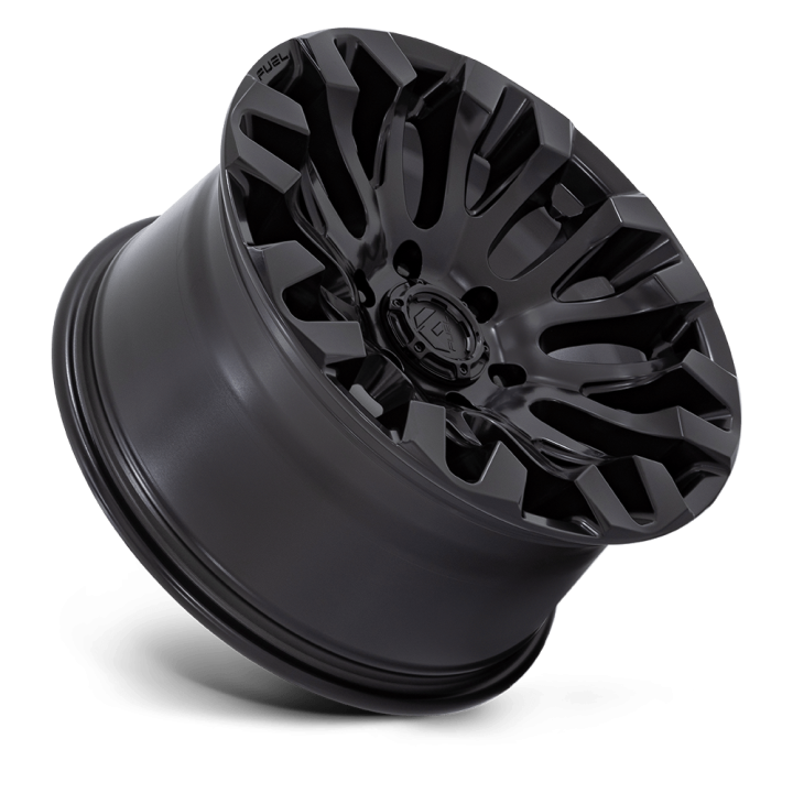 Alloy Wheel, FUEL D831 QUAKE, 18x9.0, ET 1, 6x139.7, 106.1, Black - EDK.ro