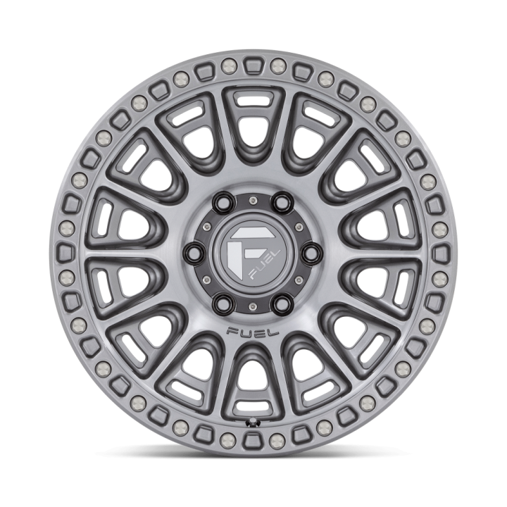 Alloy Wheel, FUEL D833 CYCLE, 17x9.0, ET -12, 6x139.7, 106.1, Platinum - EDK.ro