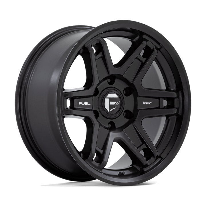 Jantă de Aluminiu, FUEL D836 SLAYER, 18x8.5, ET -15, 6x139.7, 106.1, Negru - EDK.ro