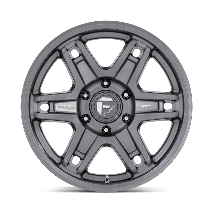 Alloy Wheel, FUEL D838 SLAYER, 18x8.5, ET -15, 6x139.7, 106.1, Gunmetal - EDK.ro