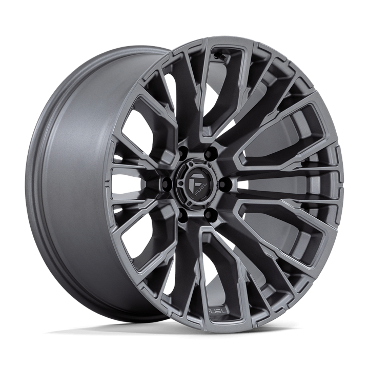 Alloy Wheel, FUEL D848 REBAR, 20x10.0, ET -18, 6x139.7, 106.1, Gunmetal - EDK.ro