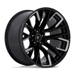 Alloy Wheel, FUEL D849 REBAR, 20x9.0, ET 1, 6x139.7, 106.1, Black - EDK.ro